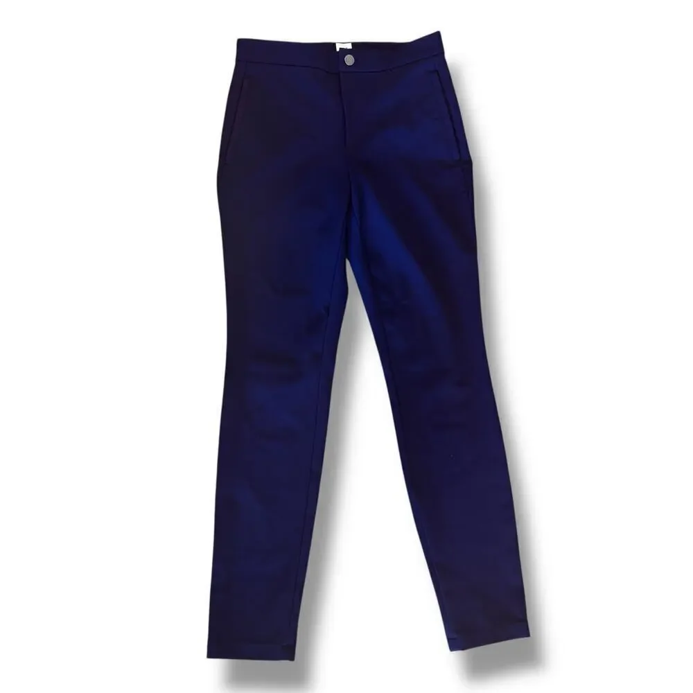 Gap Skinny High Rise new Pants navy blue size 2 XS New NWOT work